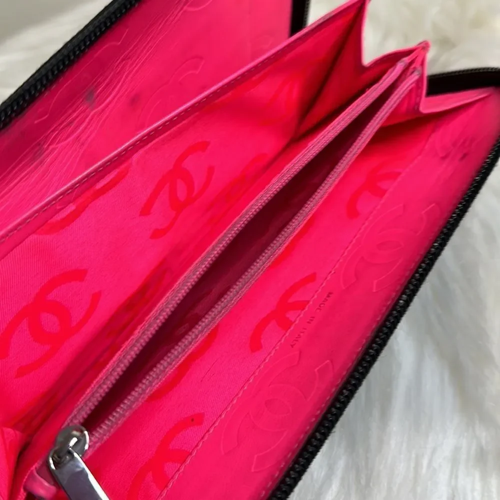 💯Preloved Chanel Large Quilted Wallet/Organizer🍀